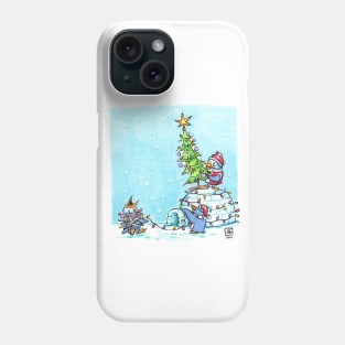 Christmas Penguins Phone Case