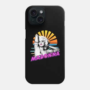 Madonna // Sunset 80s Retro Phone Case