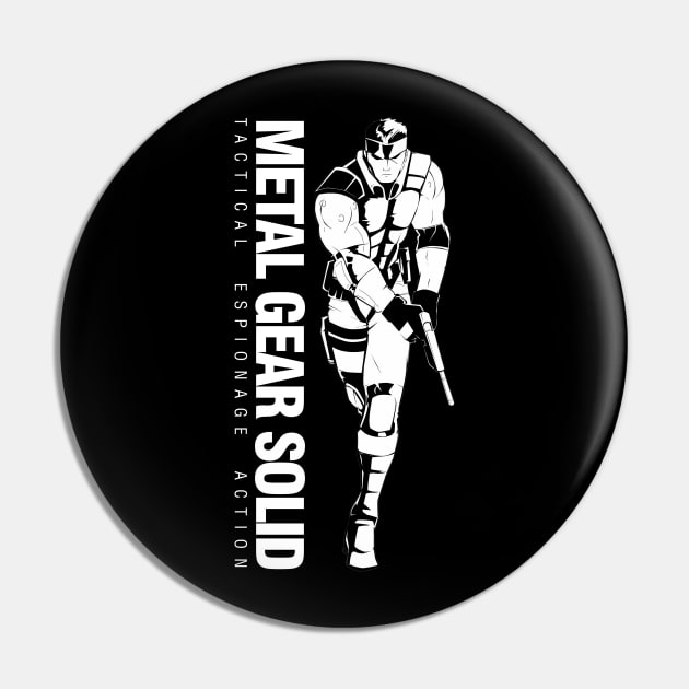 Metal Gear Solid Graphic Pin by CoolDojoBro