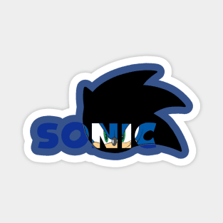 Sonic The Hedgehog Logo w/ Face Magnet