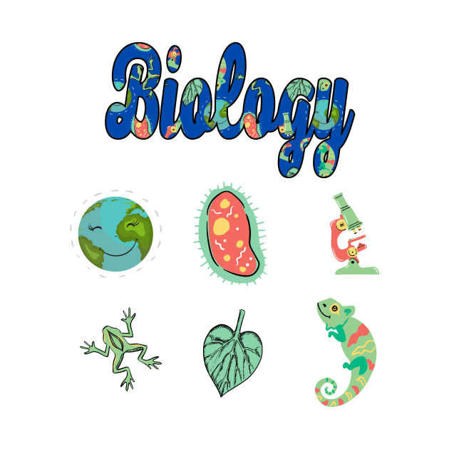 BIOLOGY STICKERS by KathyNoNoise