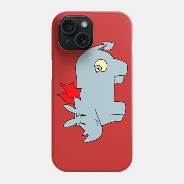 Red Devil Rhino Phone Case by saradaboru