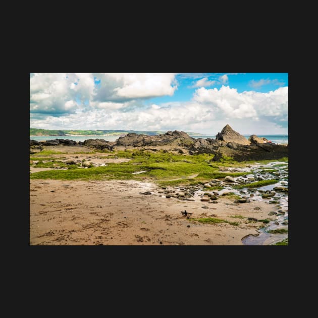 Beach, Rocks & Seaweed - Coastal Scenery by Harmony-Mind