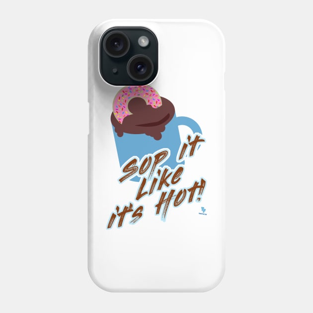 Sop Like A Hot Donut Slogan Cartoon Phone Case by Tshirtfort