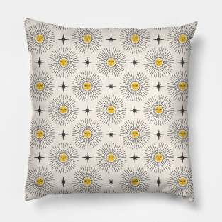 Sunshine with Face Celestial Pillow