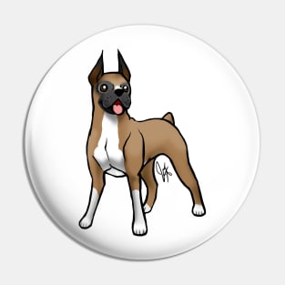 Dog - Boxer - Fawn Pin