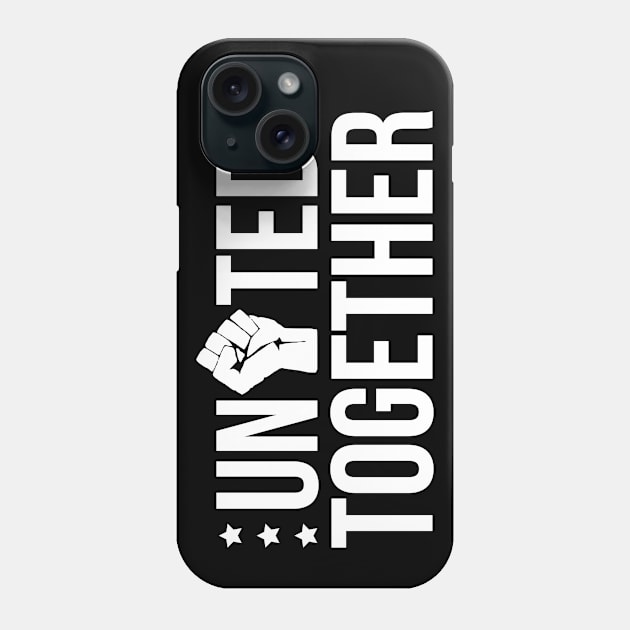 United Together, Black Lives Matter Phone Case by threefngrs