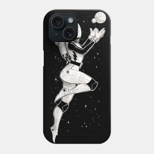 Spacegirl Found a Tiny Planets Phone Case