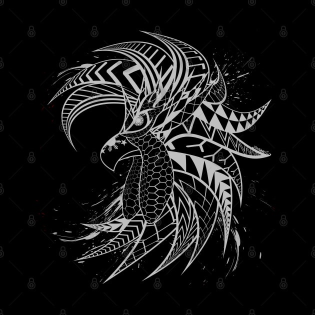 Tribal Fighting Rooster by Nostalgink