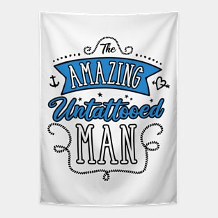 The Amazing Untattooed Man Tapestry