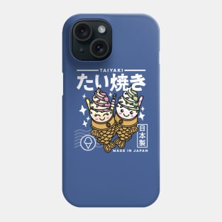 Kawaii Taiyaki Japanese Food Cute Anime Aesthetic Retro 90s Phone Case