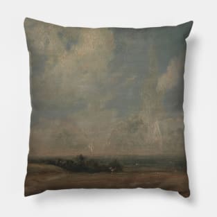 A View from Hampstead Heath by John Constable Pillow