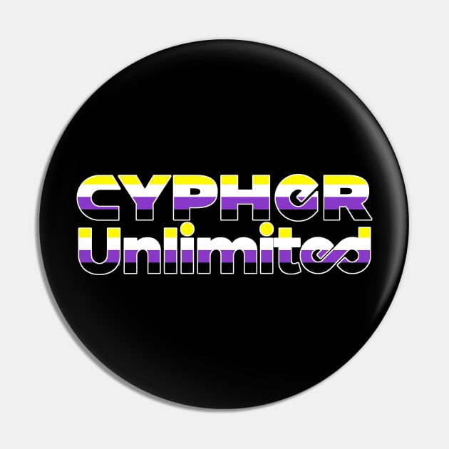 CU Non-Binary Pride Pin by Cypher Unlimited