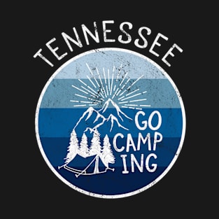 Tennessee USA Retro Vintage Camping Nature Mountains T-Shirt