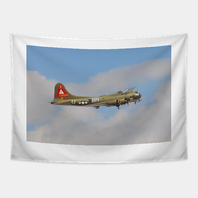 B-17 Flying Fortress Tapestry by CGJohnson