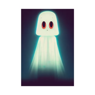 Cute ghost with big eyes T-Shirt