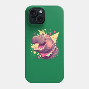 hippopotamus Phone Case