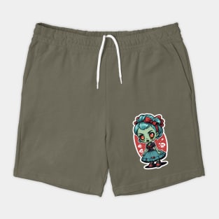Rockabilly Zombie Girl 4 Shorts