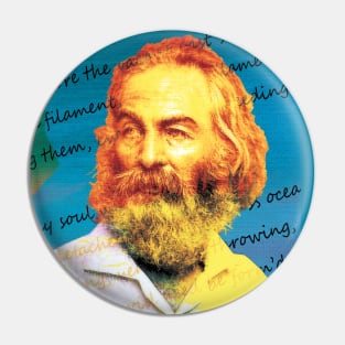 Walt Whitman - A Noiseless Patient Spider Pin