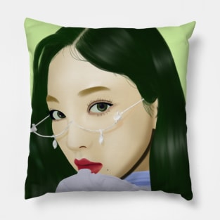 AESPA KARINA ART PRINT (FAN ART) Pillow