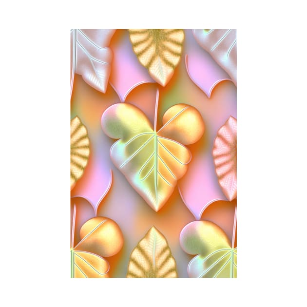 Shiny leaves shaped as hearts - Valentines theme ! by UmagineArts