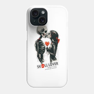 Skull love, Skull wedding, Skull Lover T-shirt 07 Phone Case