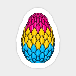 Pansexual Pride Dragon Egg Magnet