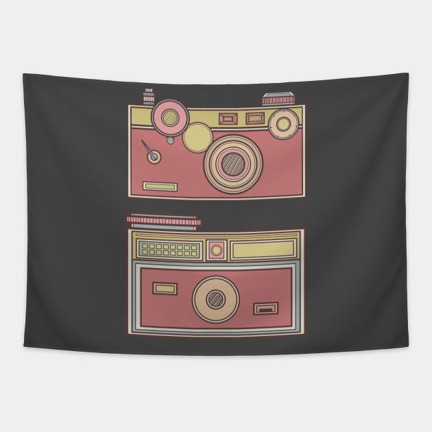 Retro Camera Tapestry by milhad