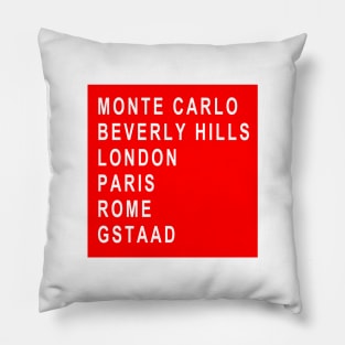 Trading Places Watch Names Red Pillow