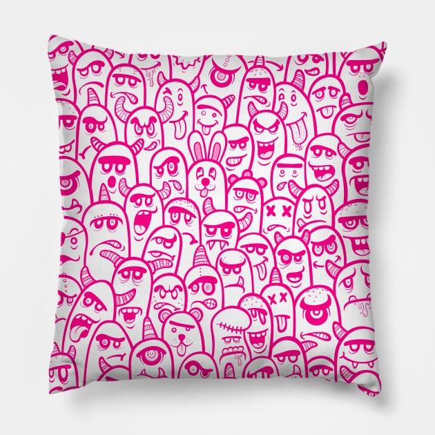 Antisocial Distancing 02 Pillow by KristjanLyngmo