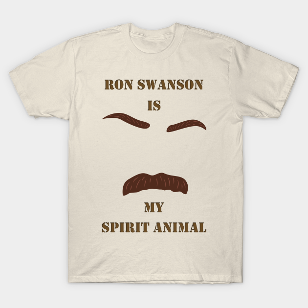 Ron Swanson is my Spirit Animal - Woodland - T-Shirt