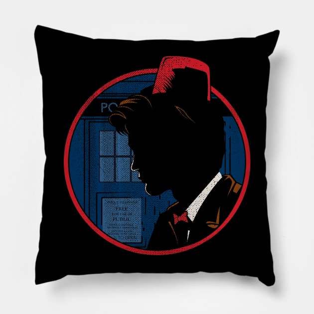 Doctor tracy 11 Pillow by FOUREYEDESIGN