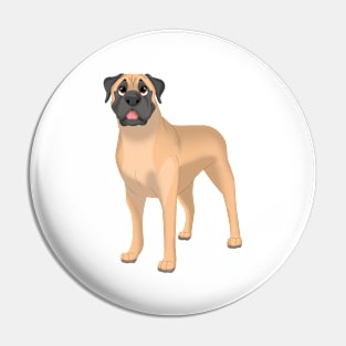 Bullmastiff Dog Pin