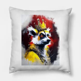 The Lemur King Pillow