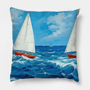 Sailing Adventure Pillow