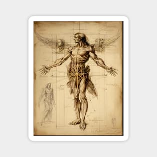 Gothic Anatomy Man Magnet