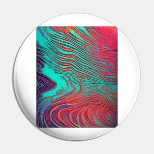 Synth Wave Pin