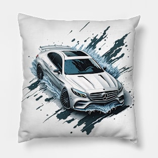 Mercedes Benz In The Sky Pillow