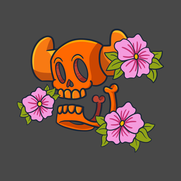 EL TORO - Skull Flowers by ELTORO