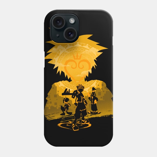 Sora Kingdom hearts Phone Case by plonkbeast