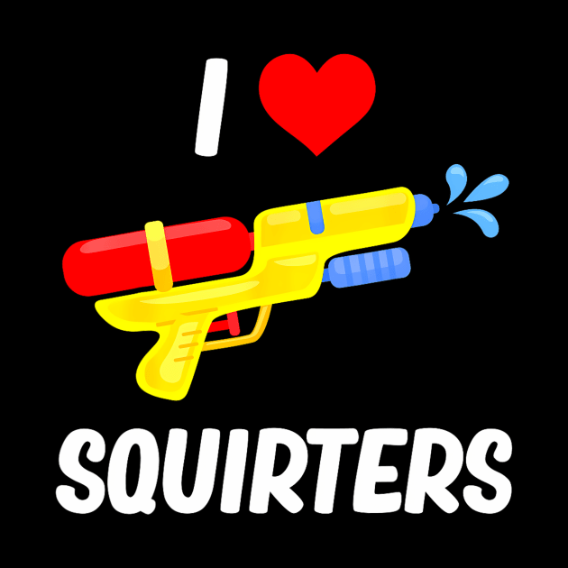 Water Gun I Heart Squirters  I Love Squirters by Mind Shapers