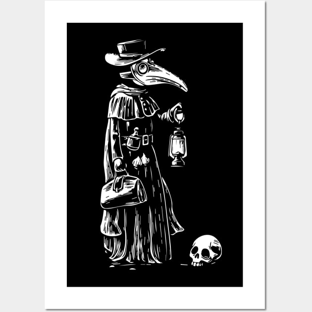 Plague Doctor Couple Poster for Sale by vblue-art