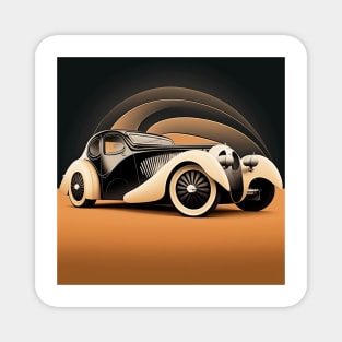 Art Deco Style Cars Magnet