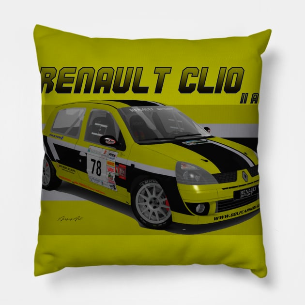 Renault Clio II A7 Pillow by PjesusArt