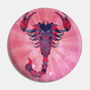 Scorpio Zodiac Horoscope Astrological sign 3 Pin