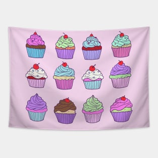 Cute Cupcakes Tapestry