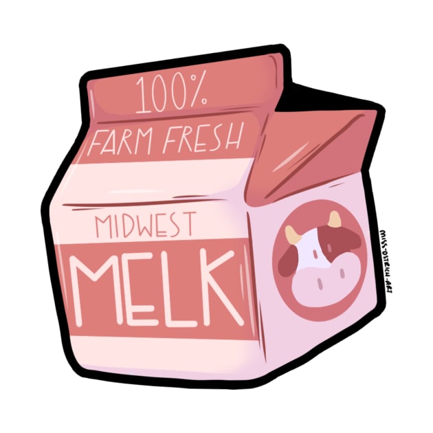 Farm Fresh Midwest Strawberry Melk by MissOstrich