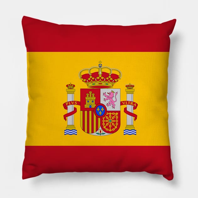 Spain Flag Pillow by Design_Lawrence