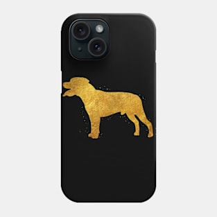 Staffordshire Bull Terrier golden art Phone Case