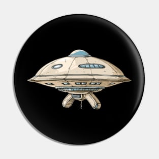 Vintage UFO Pin